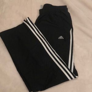 Black Adidas windpants